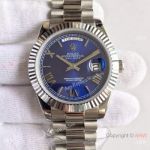 High Quality Rolex Day-Date 41 mm SS Blue Dial Watch Rolex Presidential Replica Wristwatch